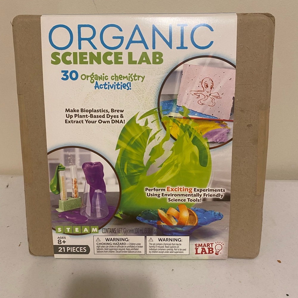 New NIP SmartLab Toys Organic Science Lab with 30 Organic Chemistry Activities